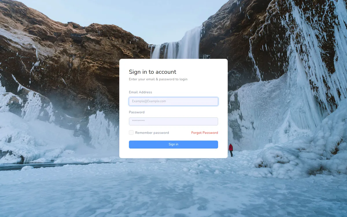Inventory System homepage